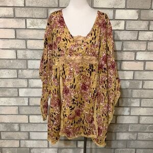 Beautiful Andrew & co vintage style top 1x made in India